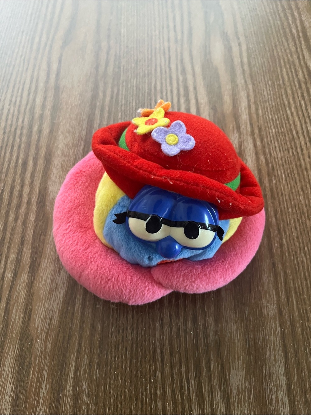 Vintage 1998 Gund Veggie Tales Madame Blueberry 4” Plush Stuffed Toy